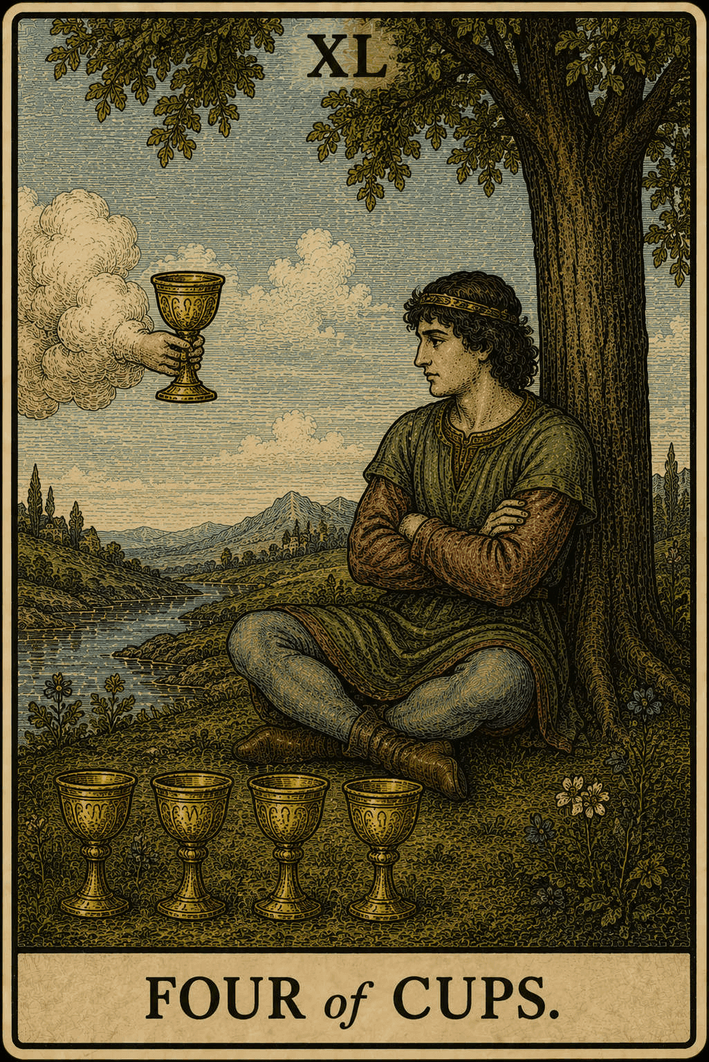 Four of Cups