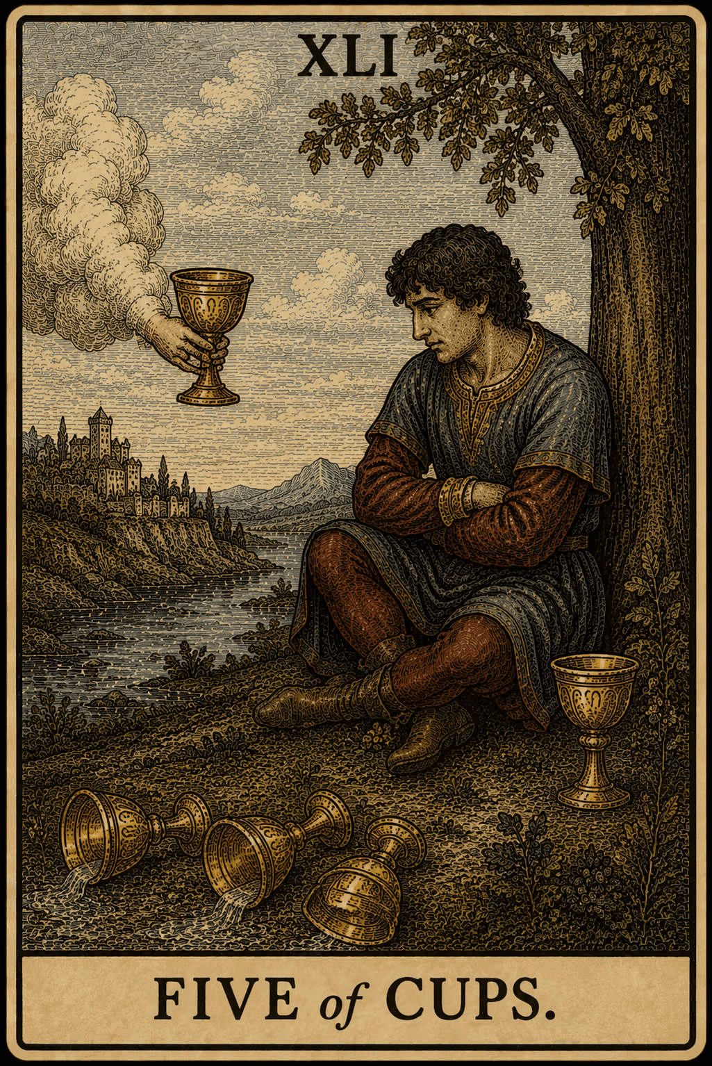 Five of Cups