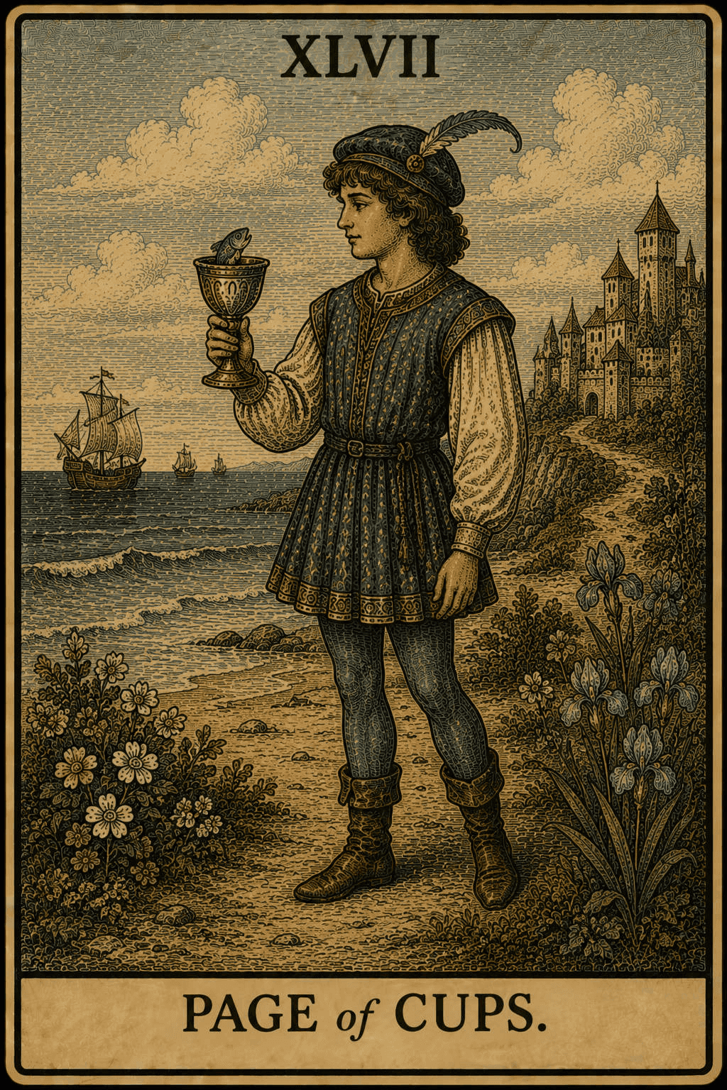 Page of Cups